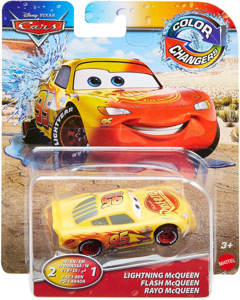 Disney cars - vehicule flash mcqueen, vehicules-garages