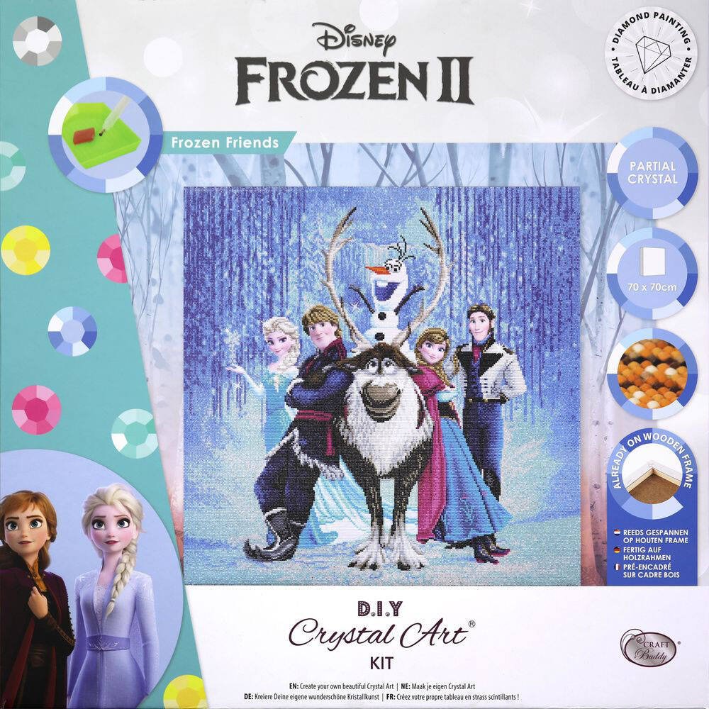 Kit broderie diamant Disney Olaf La reine des neiges - Mistincelle