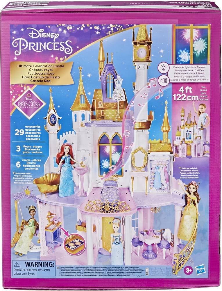 Disney Princess maison de poupées Château royal - H 122 cm