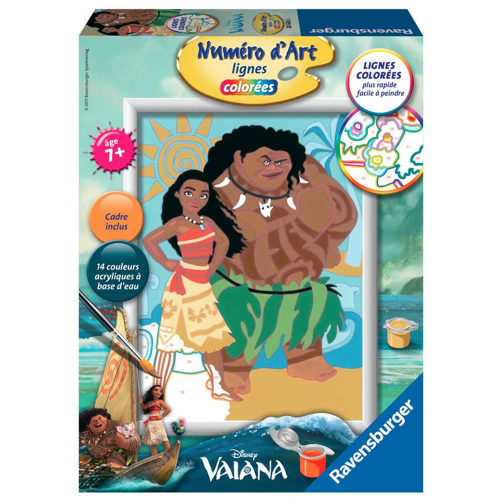 Numero d' art moyen format - vaiana princesse voyage du bout du monde |  activites creatives et manuelles | jouéclub