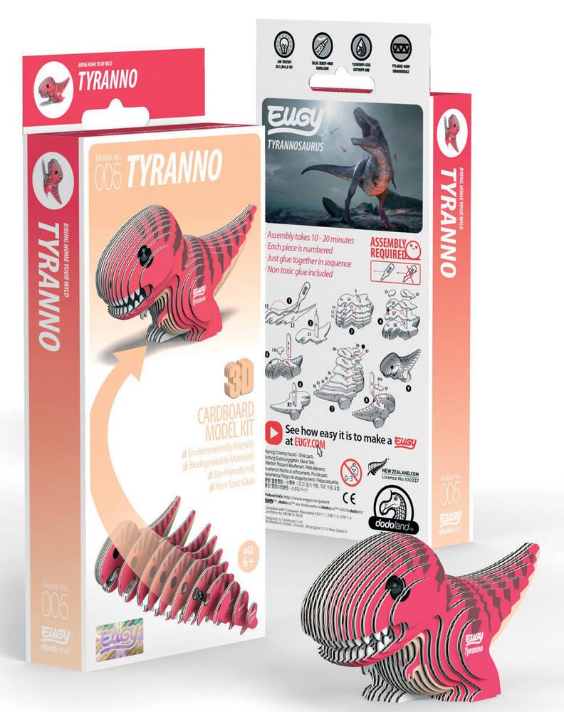 EUGY Mosasaure – Puzzle 3D Dinosaure N° 062 – Jouet Créatif en Carton Recyclé – pour Enfants dès 6 Ans et Adultes Jusqu'à 99 Ans – Puzzle Éducatif et Écologique