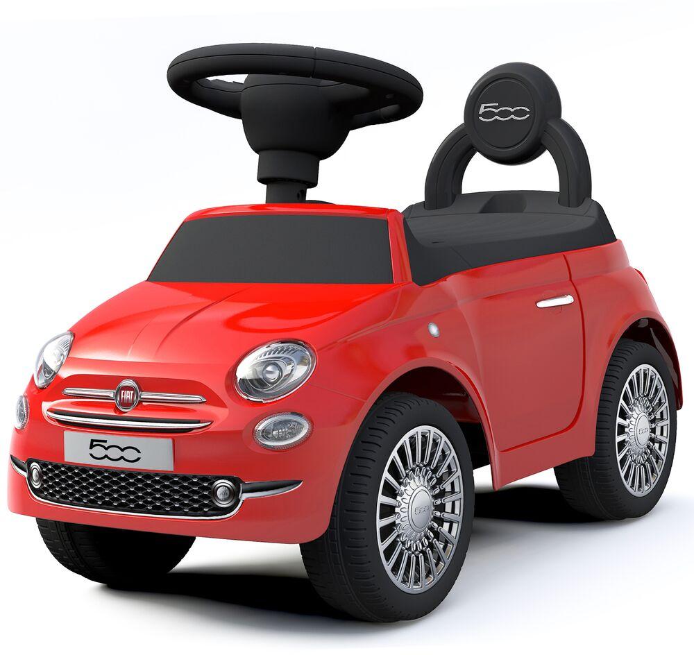 Camminatore Fiat 500 Turbo Challenge – Con Clacson E Volante, Per Bambini Da 12 A 36 Mesi, Max 25 Kg, Colore Blu, In Plastica