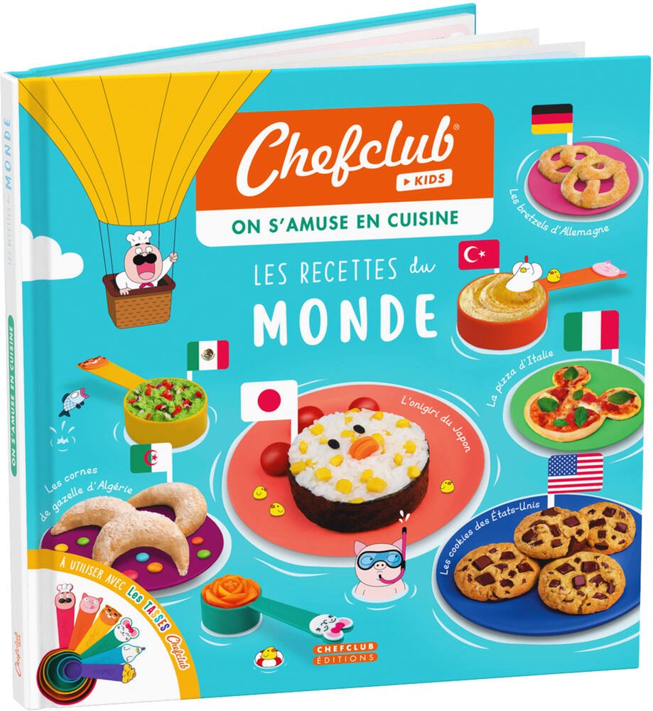 Livre de cuisine pour enfant On s'amuse en cuisine - Chefclub Kids