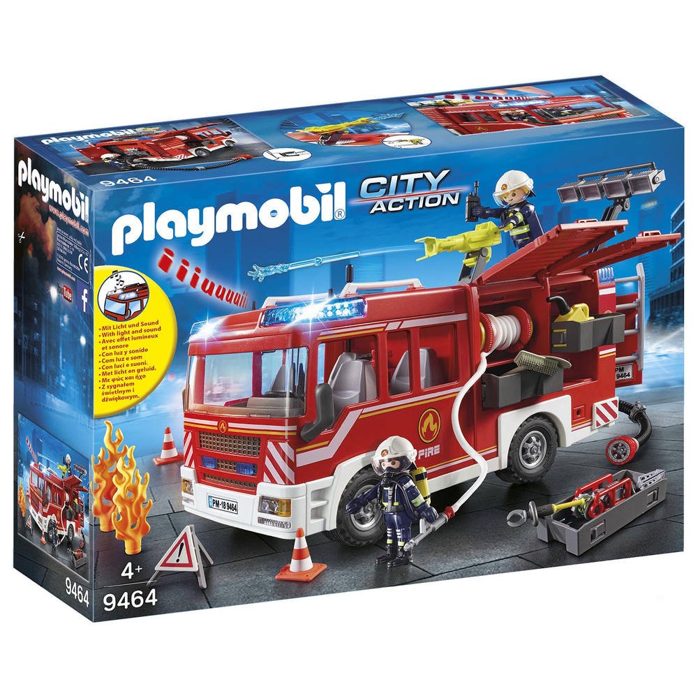 jouet club camion pompier playmobil