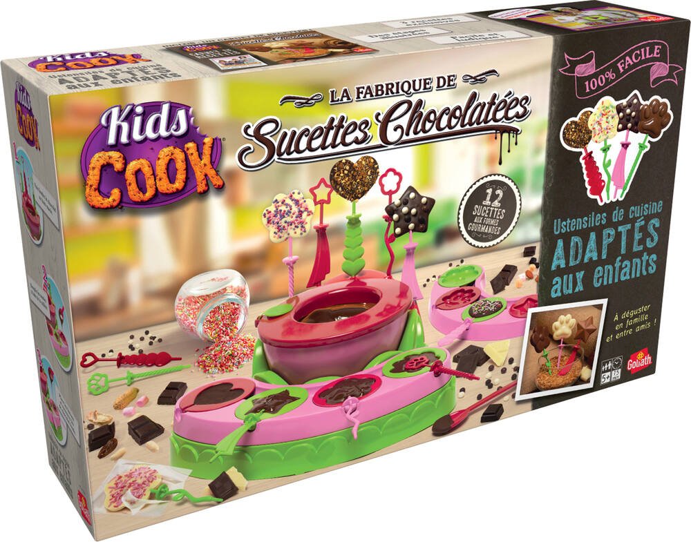 KIDS COOK - FABRIQUE DE SUCETTES CHOCOLATEES