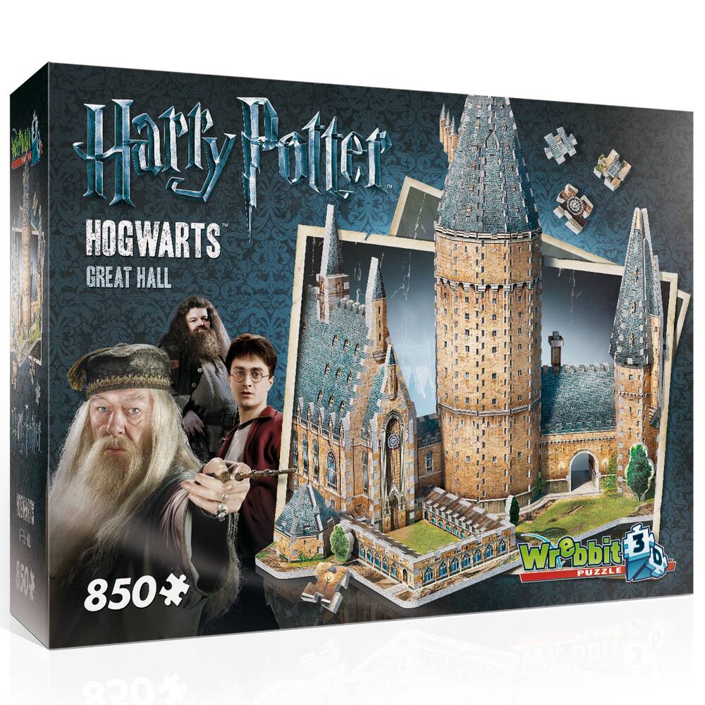 CubicFun, Harry Potter Le Château de Poudlard, Jeu de construction, Puzzle 3D, 197 pieces, a partir de 8 ans