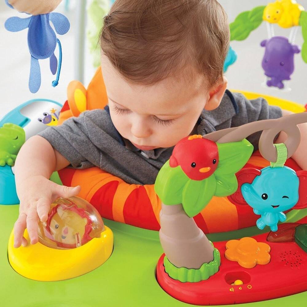 Jumperoo jungle sons lumieres, jouets 1er age