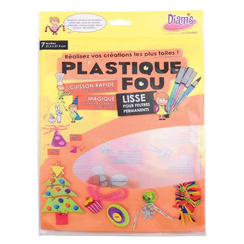 168 Pcs Feuille Plastique Fou, Plastique Magique Kit Comprend 10