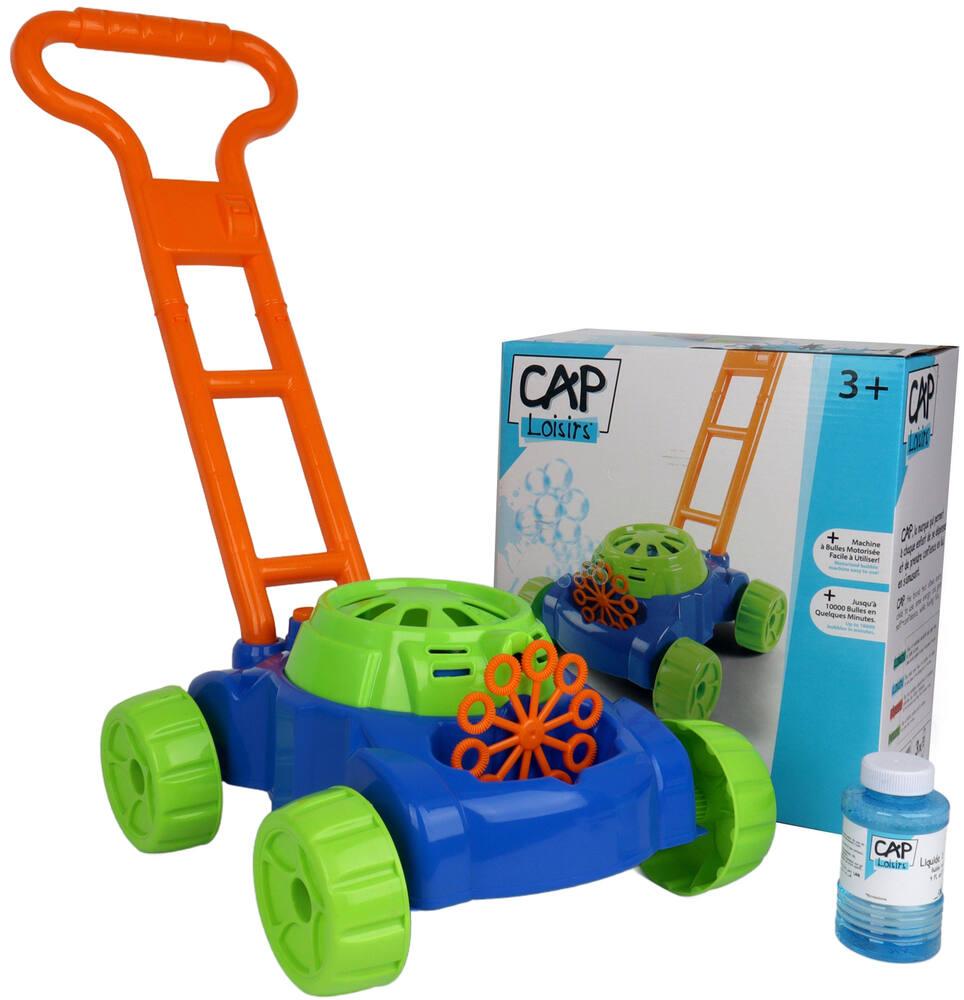 Tondeuse à Bulles Enfant JEDWKFA - Automatique Avec Lumières - 1000 Bulles/minute - Jouet Extérieur 3-5 Ans Jouet 3-5 Ans Bulles