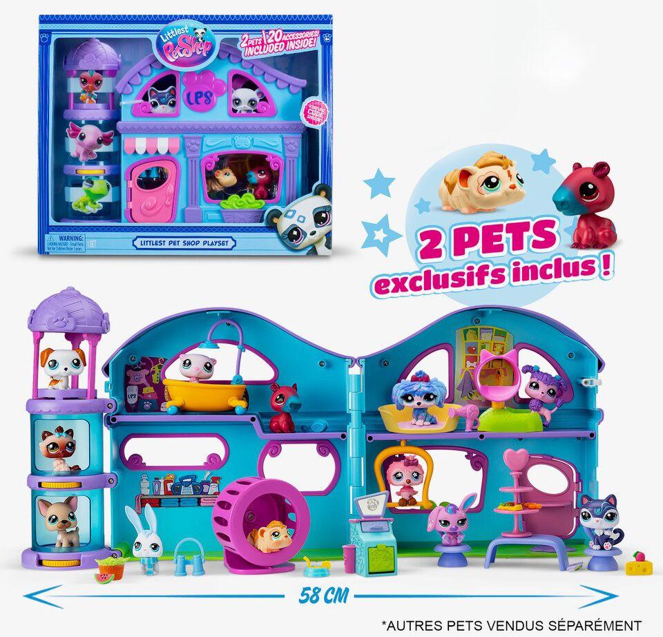Littlest petshop la grande maison des petshops figurines