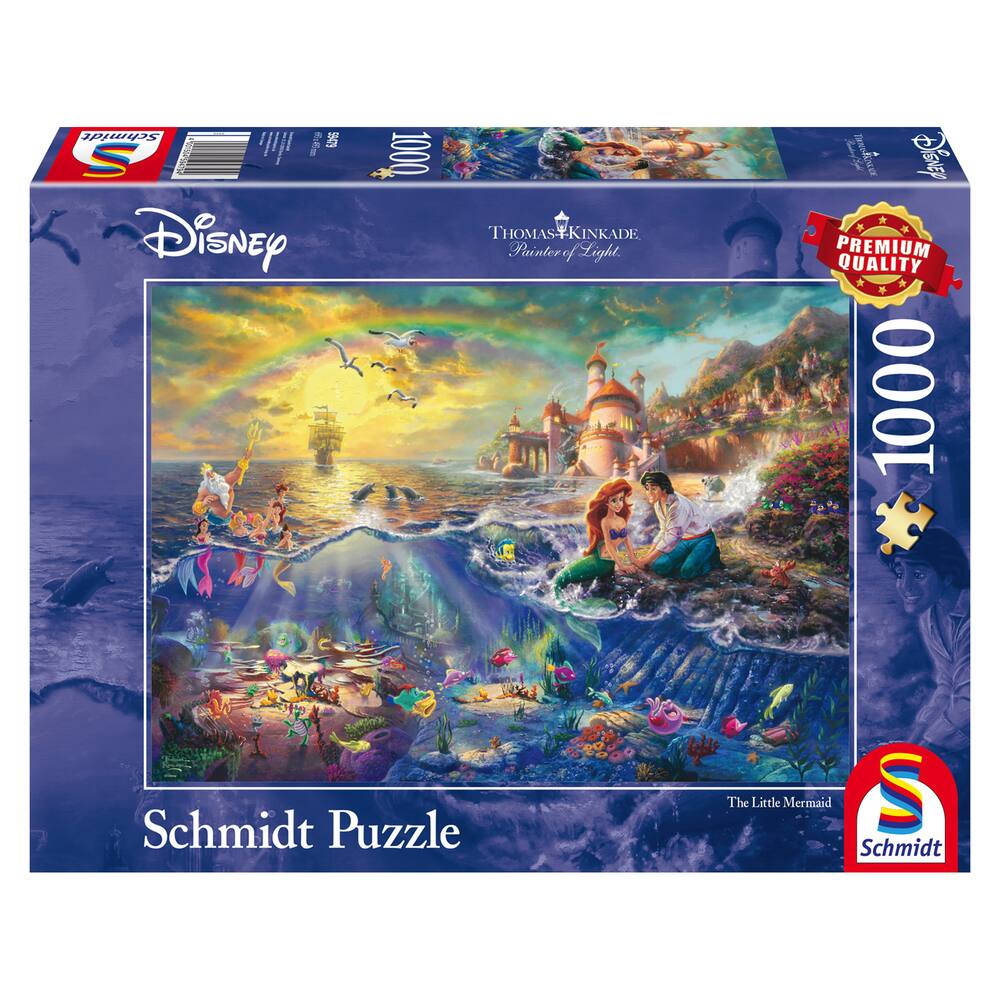 Puzzle 60 pièces - Jolie petite sirène - Disney Ariel - La Grande Récré