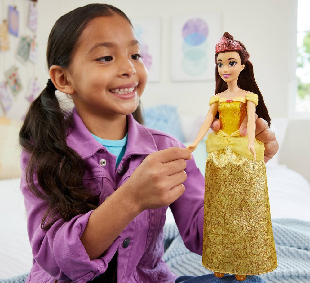 Poupée Belle 29 cm - Disney Princesses Mattel : King Jouet, Poupées Mattel  - Poupées Poupons