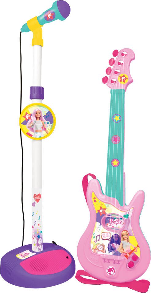 Barbie - guitare avec microphone, musiques, sons & images