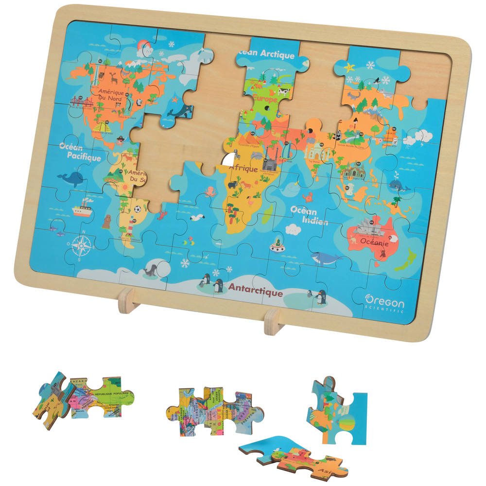 Smart Puzzle Carte Du Monde Avec Realite Augmentee Jeux