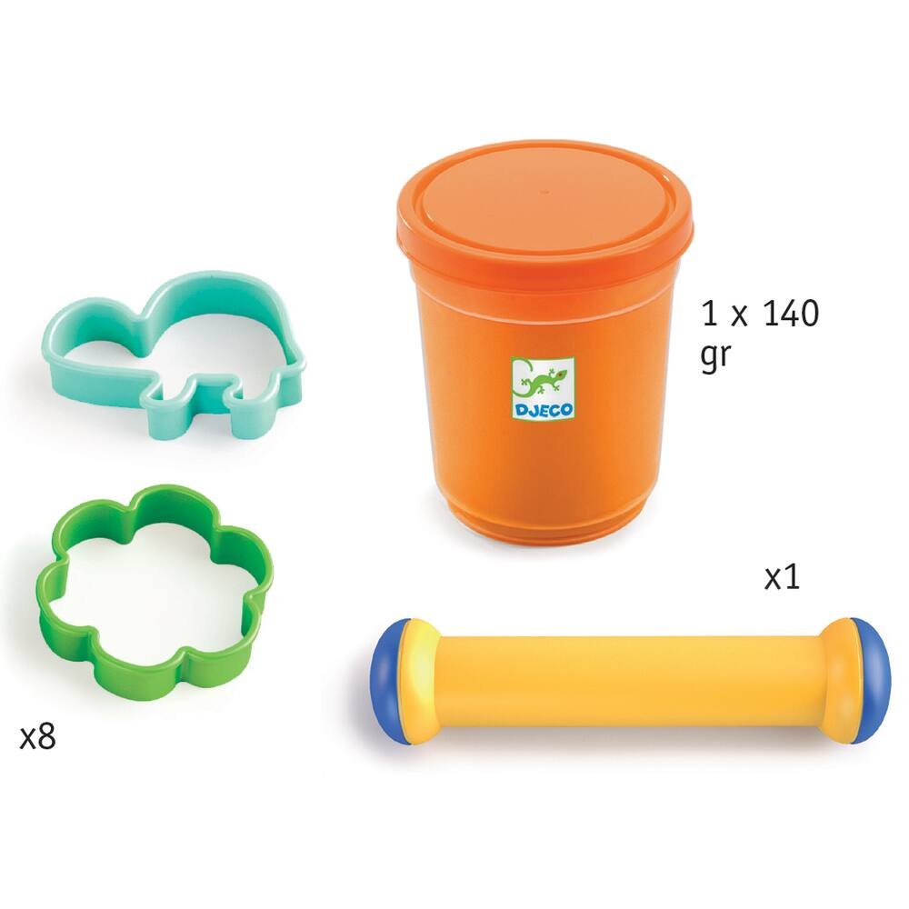 Accessoires pâte à modeler - Emporte-pièces plastiques Animaux - 6 formes  6cm env. - Graine créative