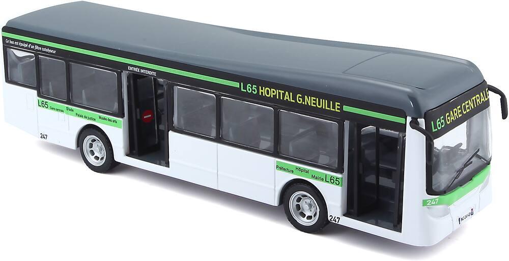 164 ASSORT PLAYSET CITY BUS STATION ET 2 VEHICULES BURAGO