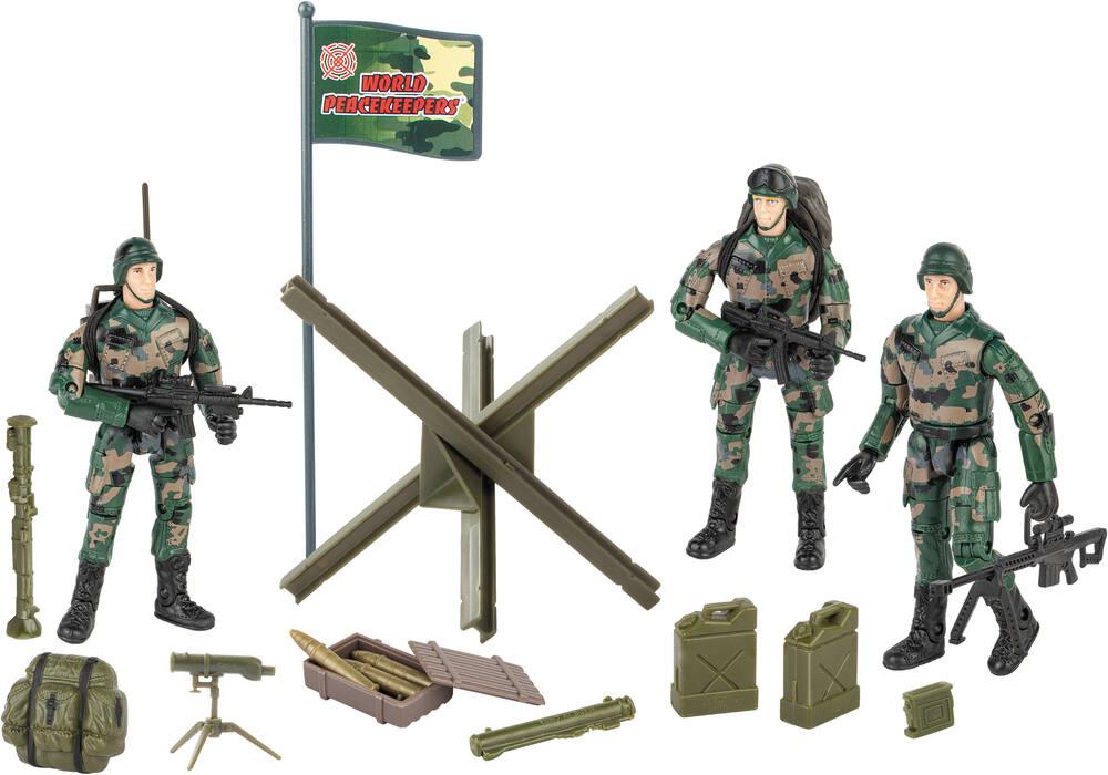 Ensemble De Jeu Militaire 150 Pièces – Soldats, Chars, Avions Et Accessoires – Figurines En Plastique Pour Batailles Historiques – Cadeau Enfant