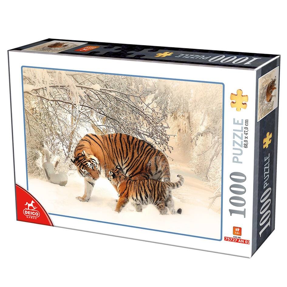 Puzzle 3D Tigre  Casse Tête Bois