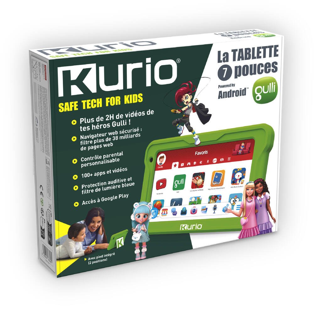 Kurio - la tablette 7 pouces gulli - 32g0 - android 13