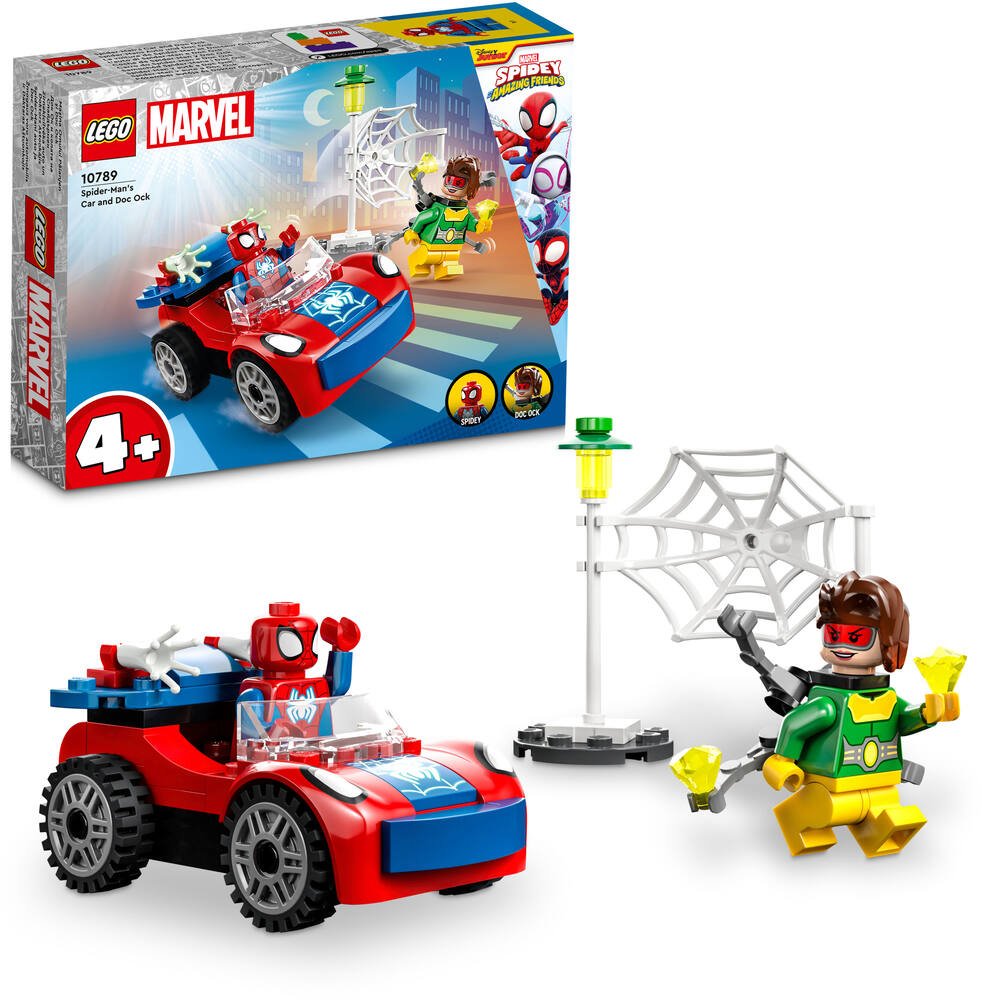 Lego®disney marvel 10789 - la voiture de spider-man et docteur