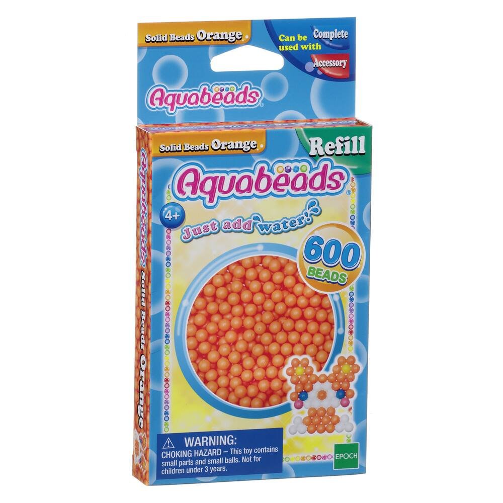 Aquabeads : recharge de 600 perles orange - Conforama