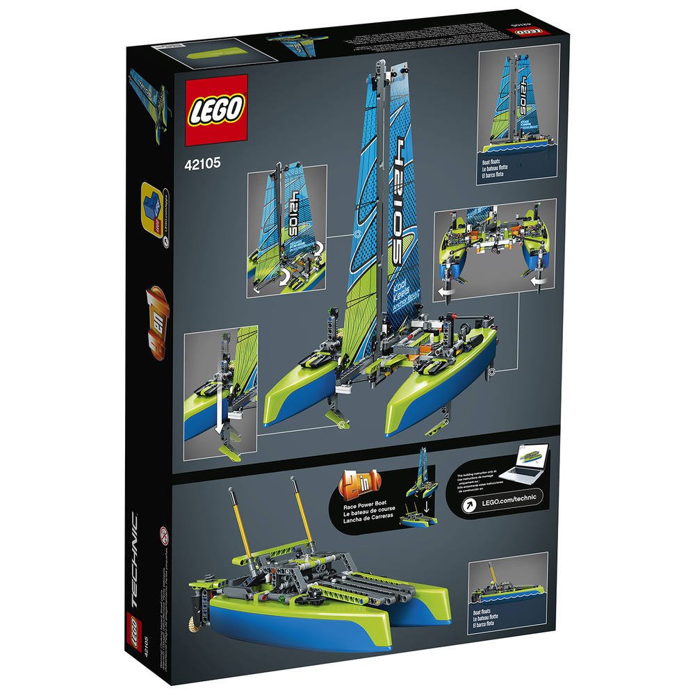 Lego Technic 42105 Le Catamaran Jeux De Constructions Maquettes Joueclub