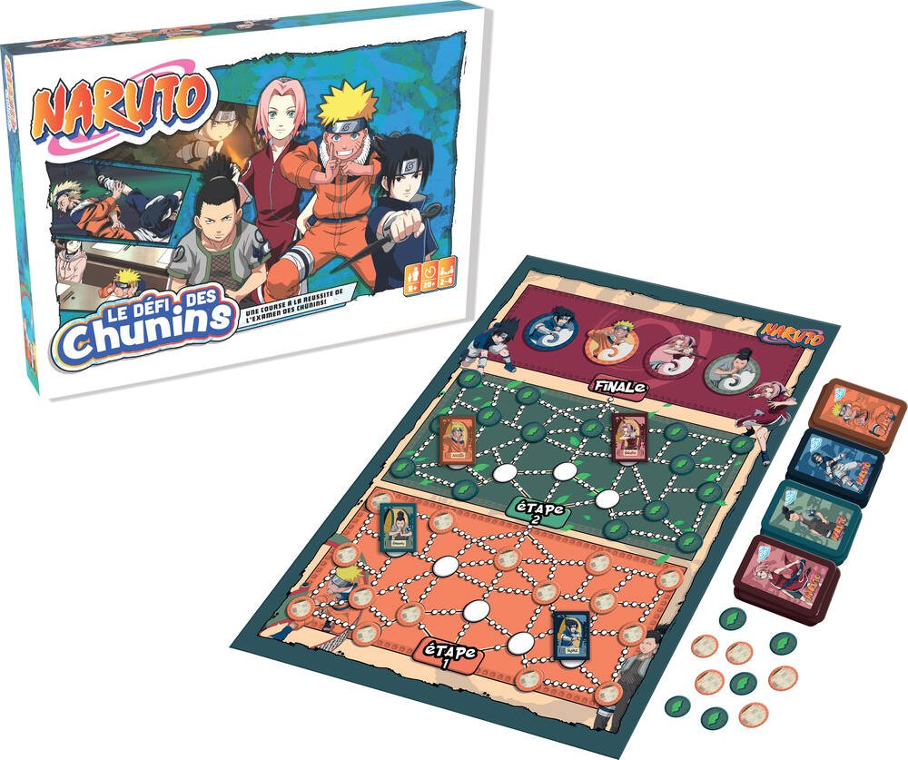 Le premier jeu de société Naruto disponible !