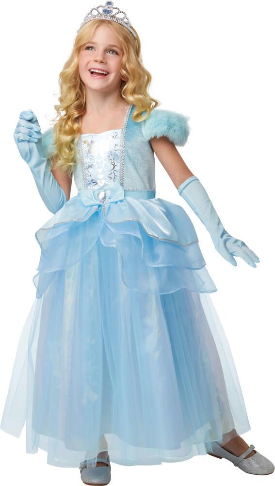Deguisement luxe princesse bleue taille 7 8 ans fetes et anniversaires joueclub