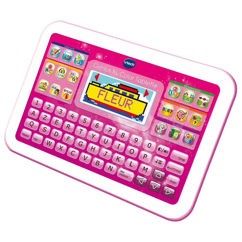 Genius xl color tablette rose, jeux educatifs