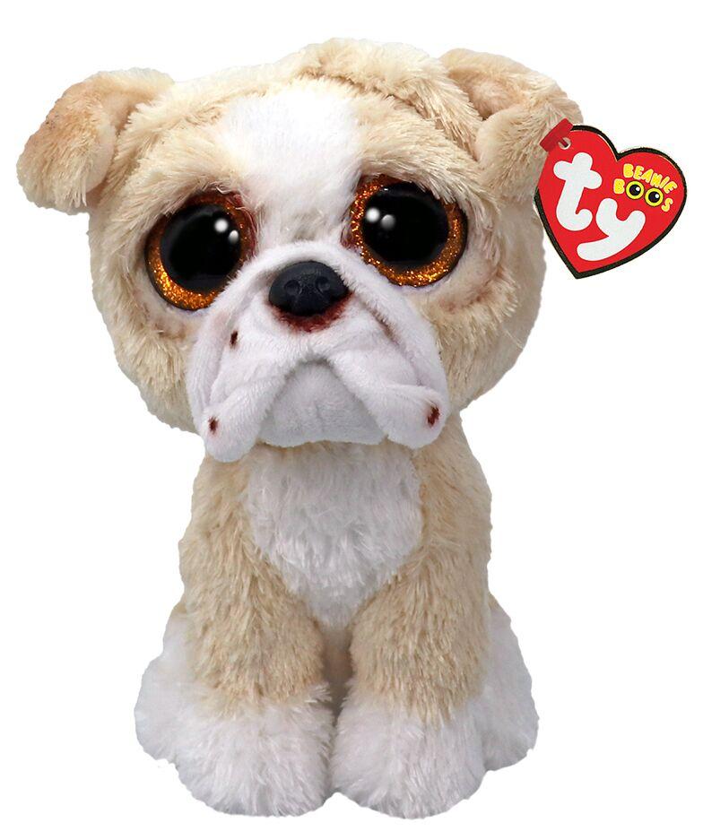 Coussin Peluche Bitsy Le Chien – Squish A Boos Ty – Microfibre Luxe 40 Cm – Doudou Moelleux Pour Enfant Dès 3 Ans