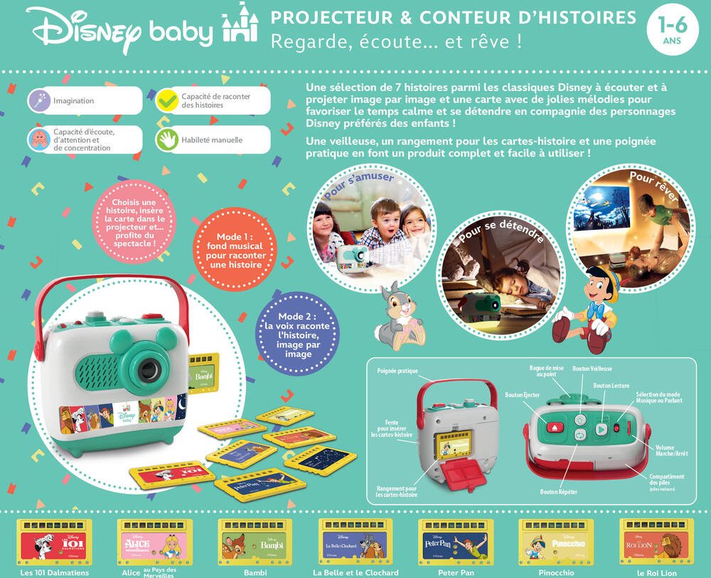 Disney - projecteur et conteur d'histoires, musiques, sons & images