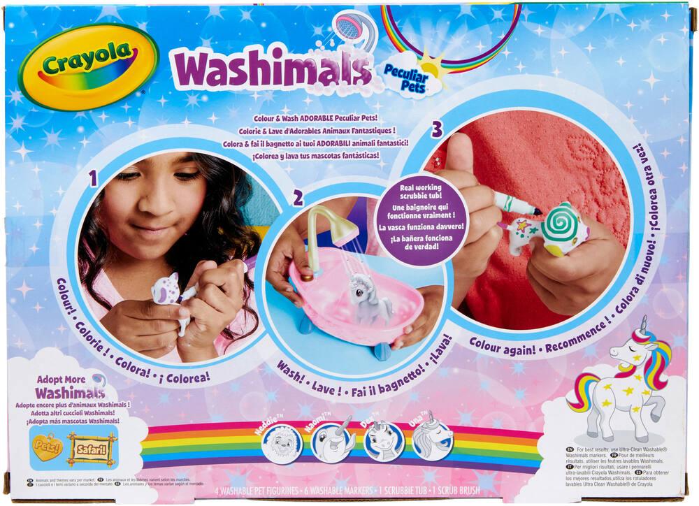 Crayola Washimals – Animaux à Colorier Safari – Kit Créatif Lavable Dès 3 Ans