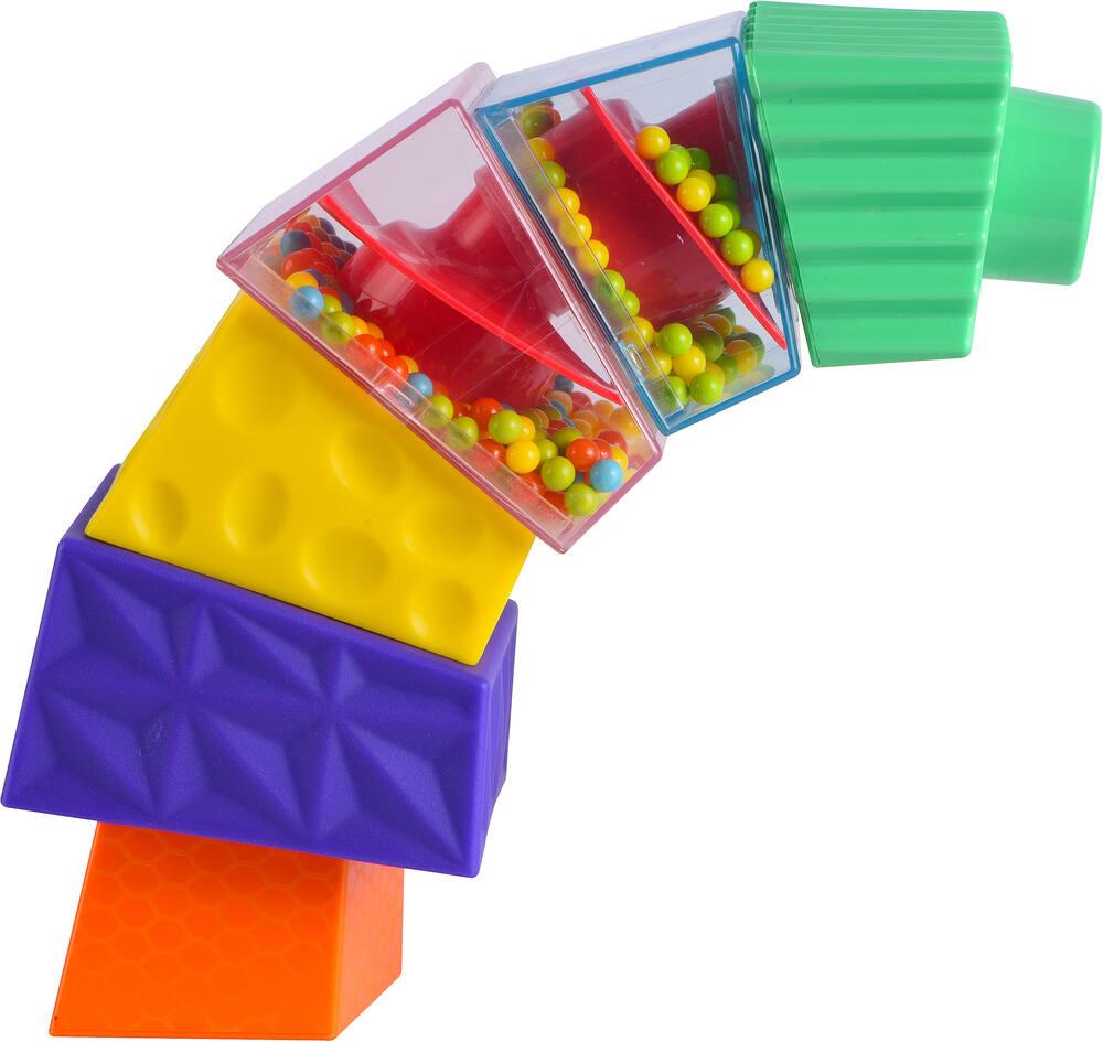 Matériel Montessori Sensoriel Cubes Sensoriels Anti-stress Learning Resources - Kit 4 Cubes Apaisants - Dès 3 Ans Jeu Enfant 3 Ans