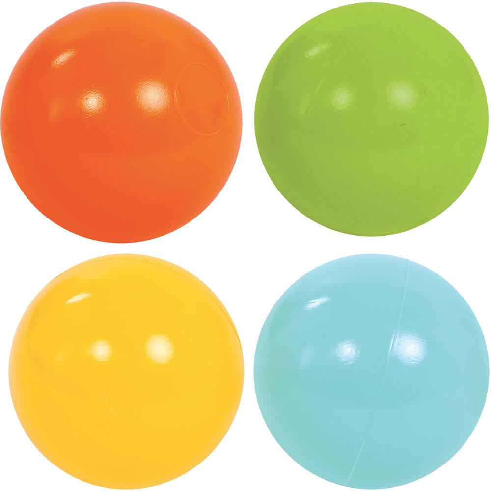 4 balles plastique 34 mm ( 15 gr) - Loisirs Nouveaux - BCD JEUX