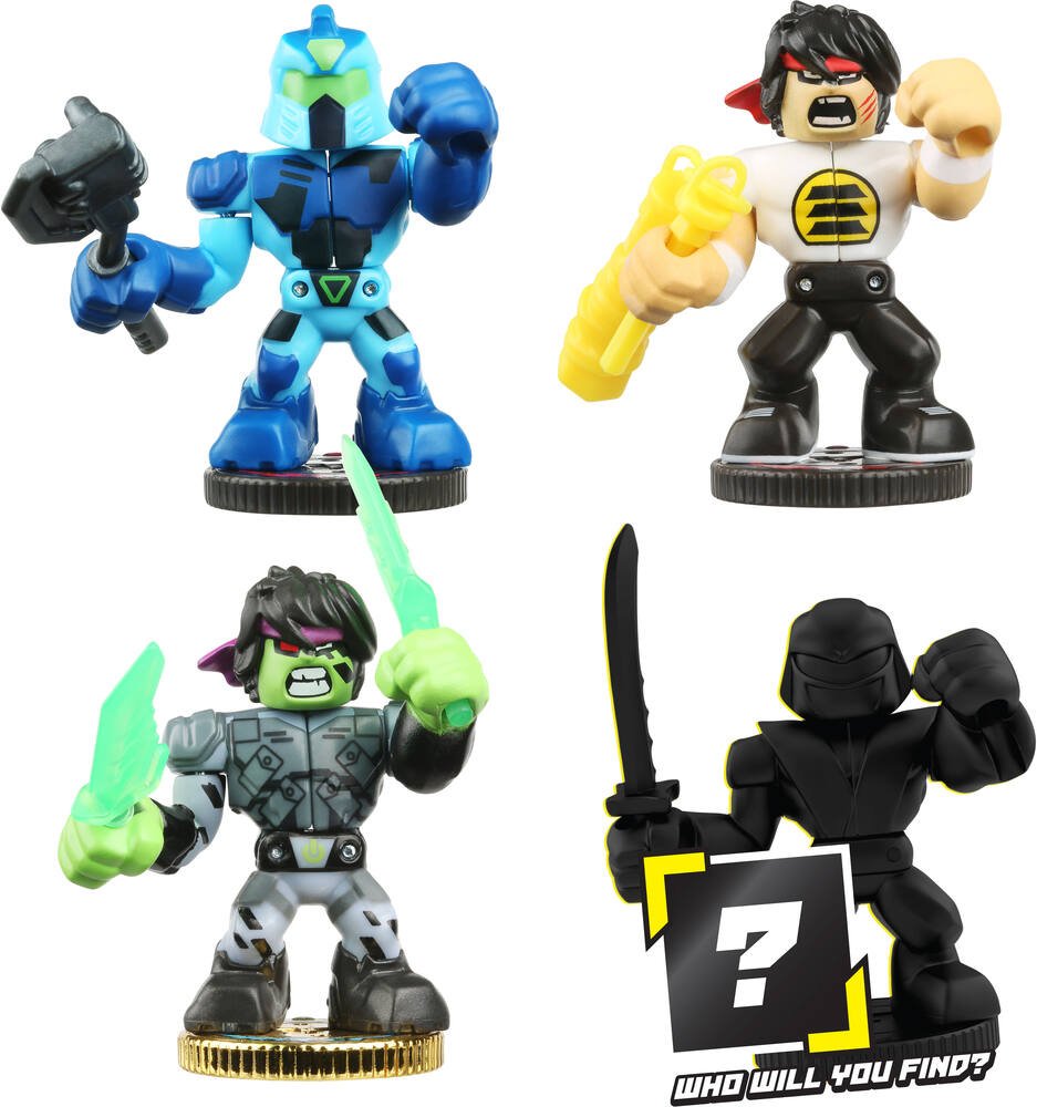 Pack warrior 4 figurines - akedo, figurines