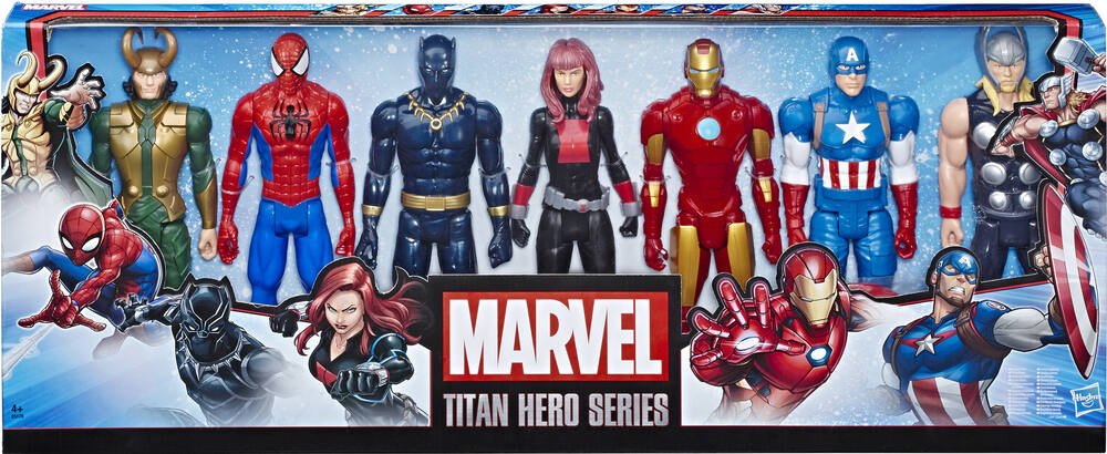 Figurine captain marvel articulé Avengers Titan Heroes Series 30Cm jouet  enfant