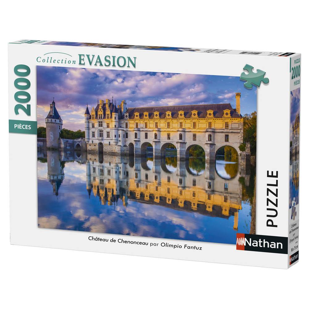 Puzzle 2000 Pieces Le Chateau De Chenonceau Puzzle Joueclub
