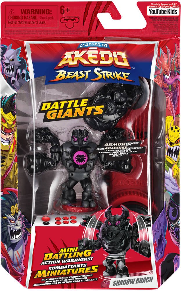 Figurines géantes Beast Strike Akedo