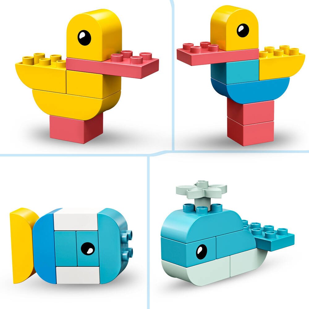 LEGO 10909 DUPLO Classic La Boîte Coeur Premier Set, Jouet Educatif,  Briques de construction pour Bébé 1 an et demi - ADMI