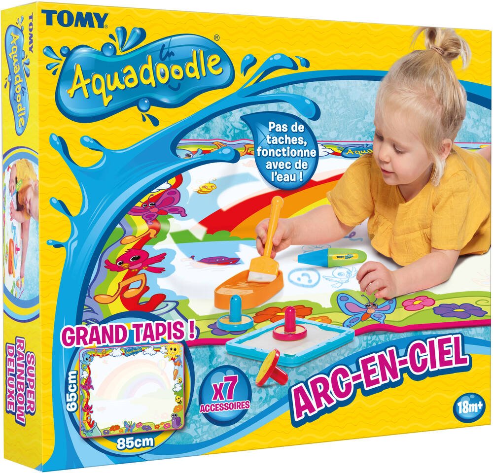 Tapis aquadoodle 4 couleurs, jouets 1er age