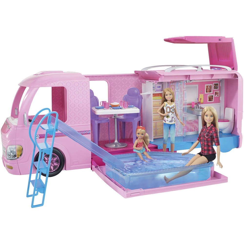 camping car transformable barbie carrefour