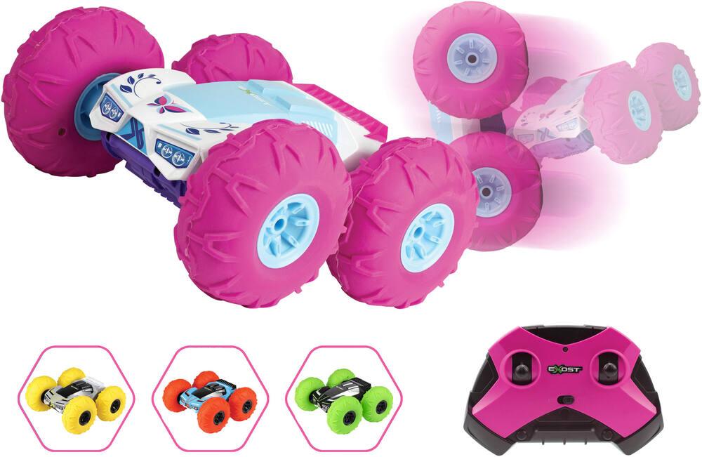 Exost voiture telecommandee 360 tornado amazone batterie vehicules garages joueclub