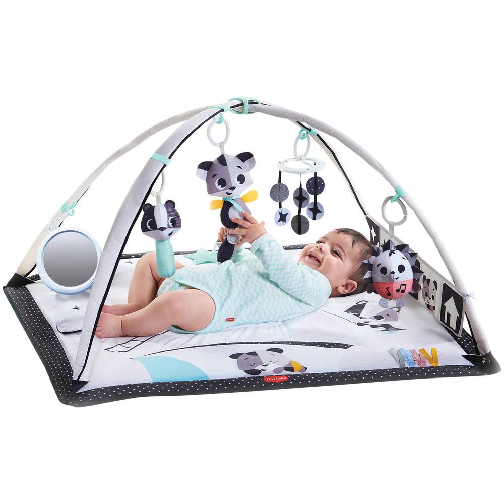 tapis d eveil avec arche black and white jouets 1er age joueclub