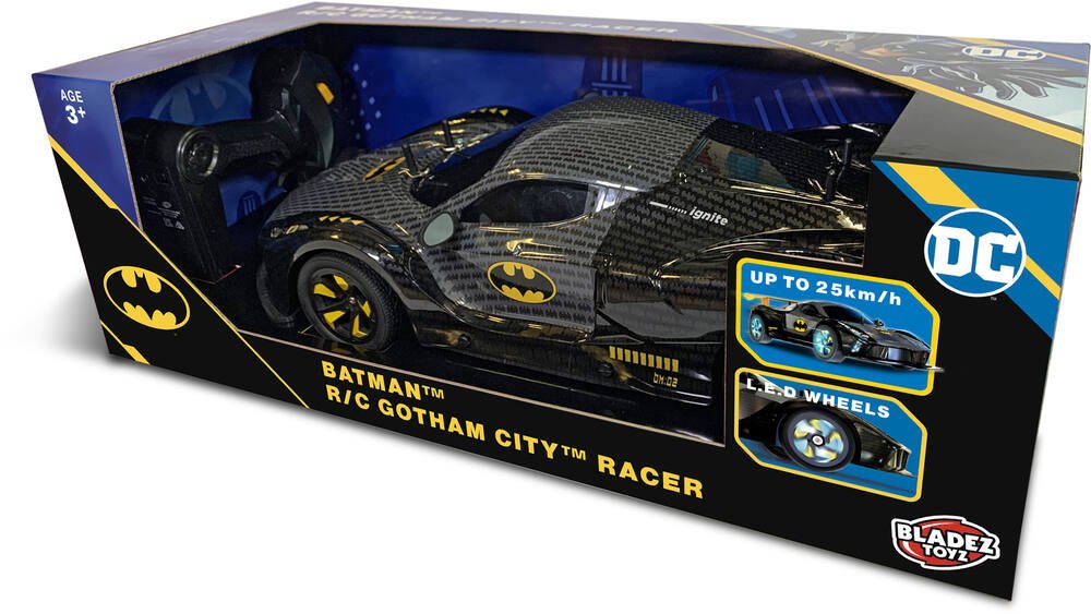 Dc comics batman - voiture radiocommande gotham city racer