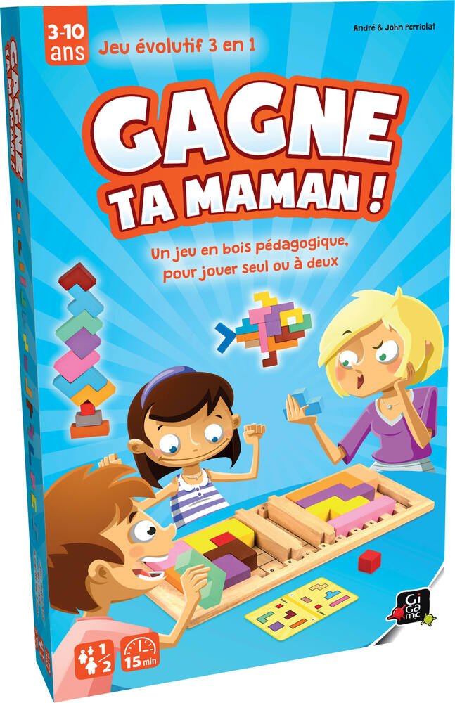 Gigamic : jeux éducatifs Gagne ton papa et Gagne ta maman