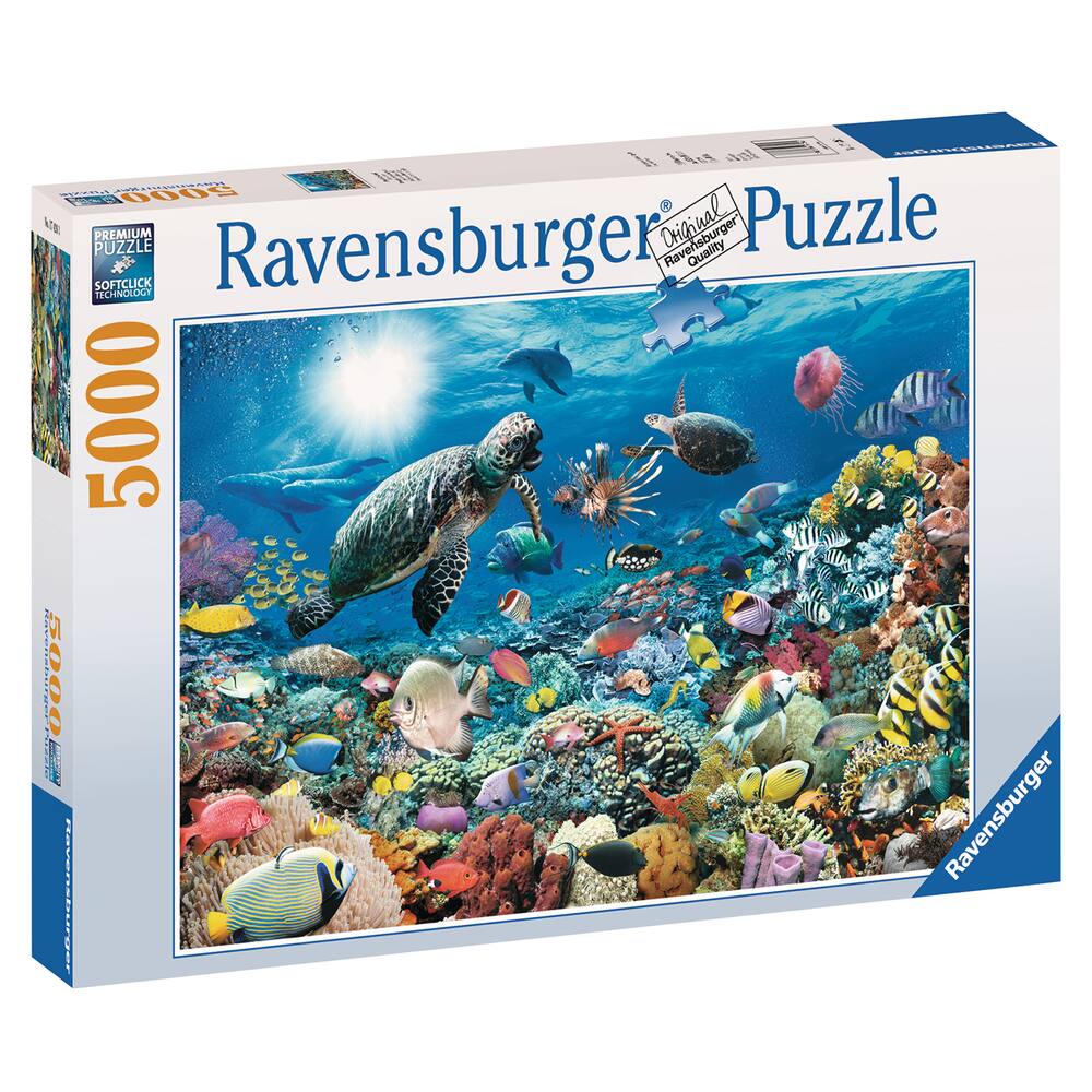 Valise Puzzle 100P Le monde sous-marin jeux 