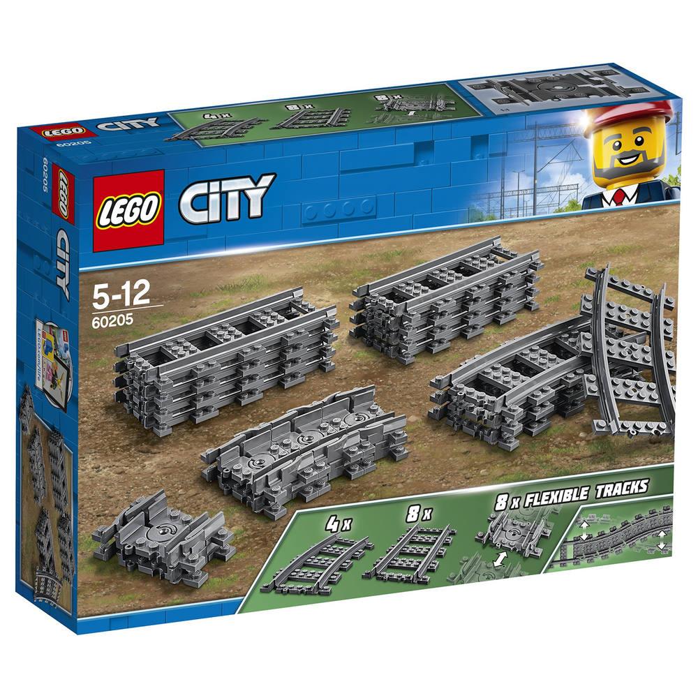 Lego 60205 - pack de rails | jeux de constructions \u0026 maquettes | jouéclub