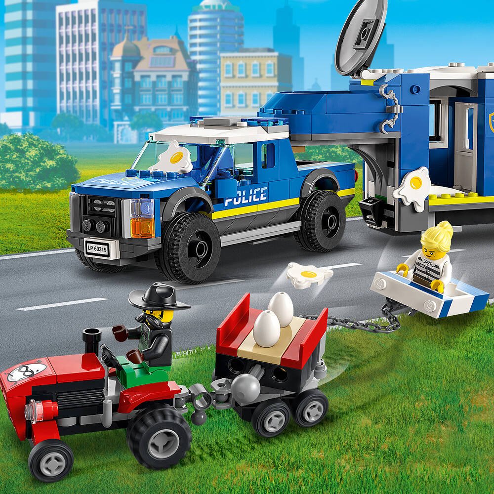 LEGO® City 60315 - Le Camion de Commandement Mobile de la Police -  DracauGames