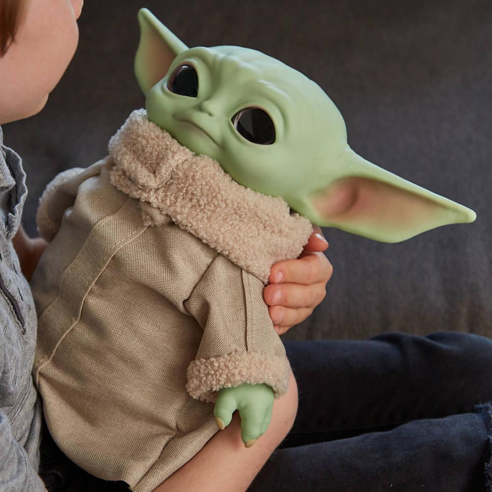 FY-XNJF Baby Yoda Jouets en Peluche Poup/ée Poup/ée De No/ël Mignon Jouet en Peluche Doux 30Cm pour Enfants Gar/çons Filles,30CM