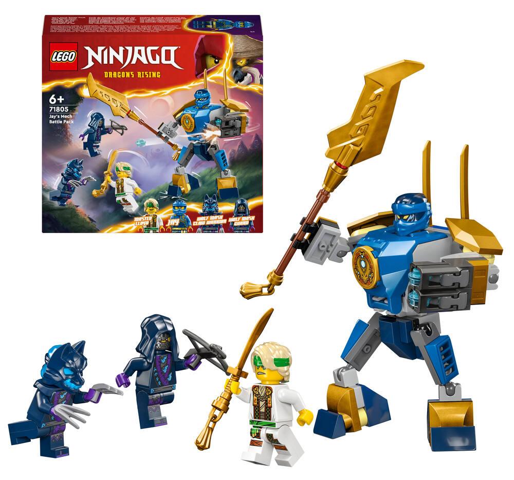 Lego ninjago 71805 pack de combat le robot de jay jeux de constructions maquettes joueclub